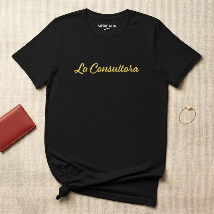La Maglietta da Uomo e Donna Consultora | La Consulente, Saggezza, Strategia, Potere, Visionario | L5