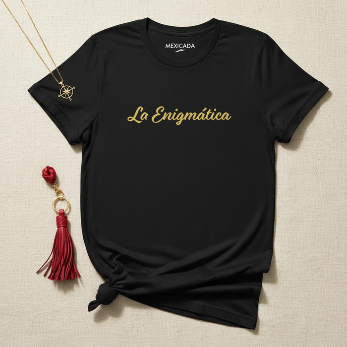 La T-shirt Enigmatica da Uomo e Donna | Enigmatico, Mistero, Potenza, Profondità, Fascino, Forza | L5