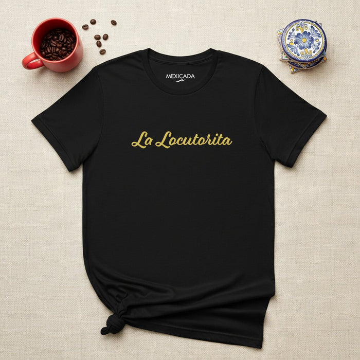 La T-Shirt da Uomo e Donna La Locutorita | Il Piccolo Annunciatore, Voce, Potenza, Latina, Radio, Microfono, Fiducia | L5