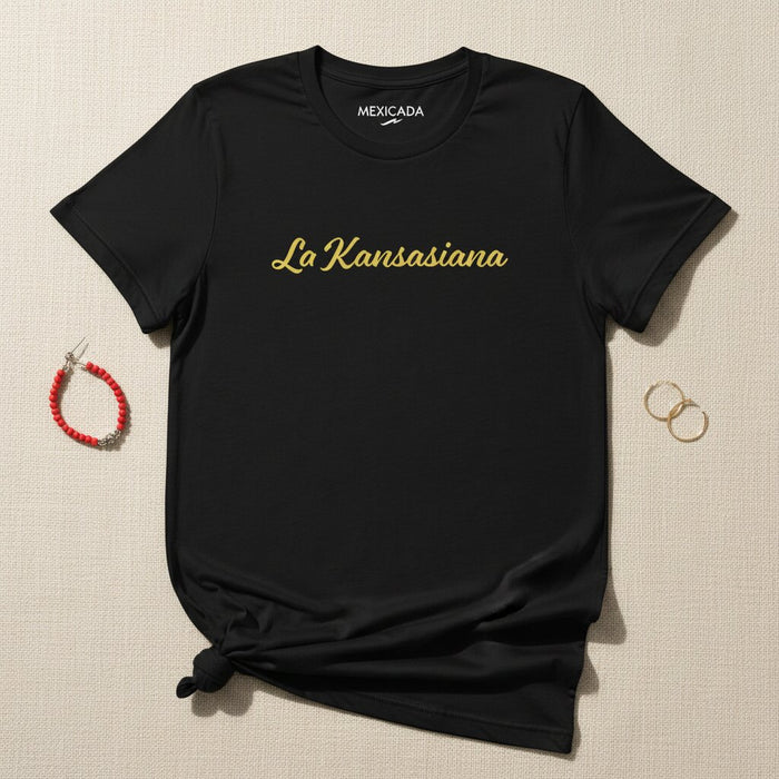 La T-shirt Kansasiana | L'abitante del Kansas, Orgoglio dell'Heartland, Spirito del Midwest, Radici, Identità | L5