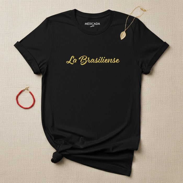 La Brasiliana T-Shirt | Passione per il Calcio, Orgoglio, Rio de Janeiro, Spirito di Carnevale | L5
