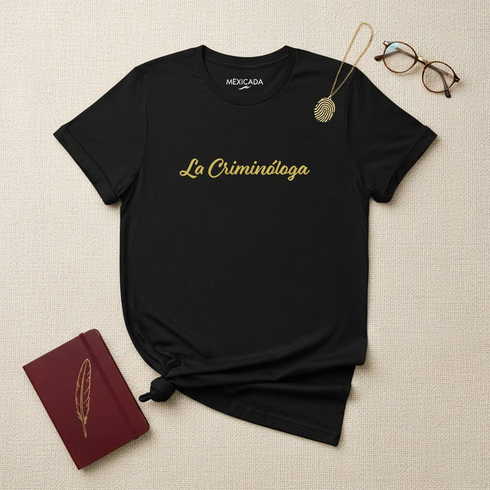 La Maglietta della Criminologa | La Criminologa, Giustizia, Intelligenza, Potere, Forza, Identità Audace | L5