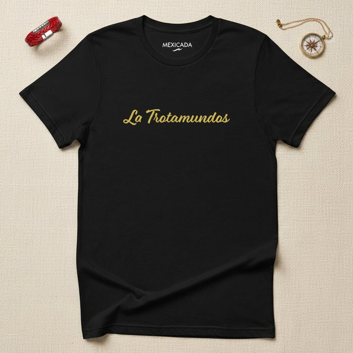 La T-Shirt Giramondo | Avventura, Viaggio, Esploratore, Vagabondaggio, Percorso | L5