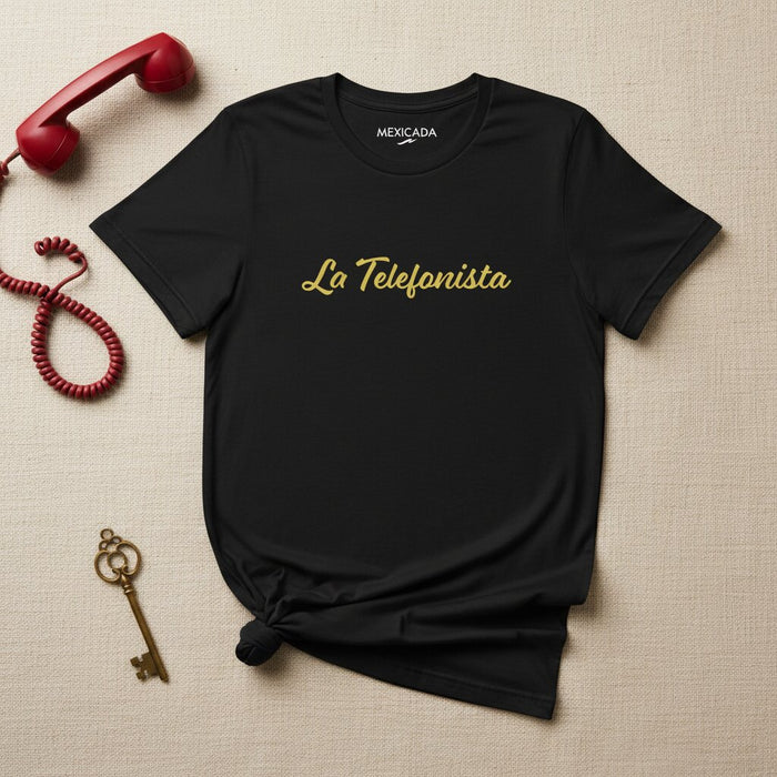 La Maglietta da Uomo e Donna La Telefonista | L'Operatore, Comunicazione, Connessione, Voce, Segnale | L5