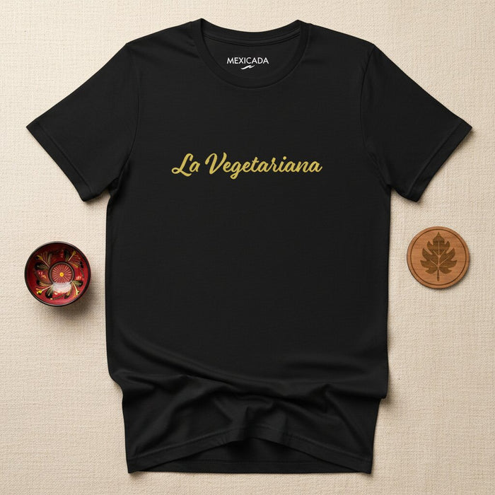 Maglietta La Vegetariana da Uomo e Donna | Vegetariano, Potere Vegetale, Erbivoro, Benessere, Vita Verde | L5