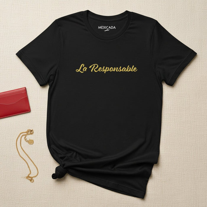 La T-Shirt Responsabile da Uomo e Donna | La Persona Responsabile, Leader, Energia da Capo, Fiduciosa, Audace | L5