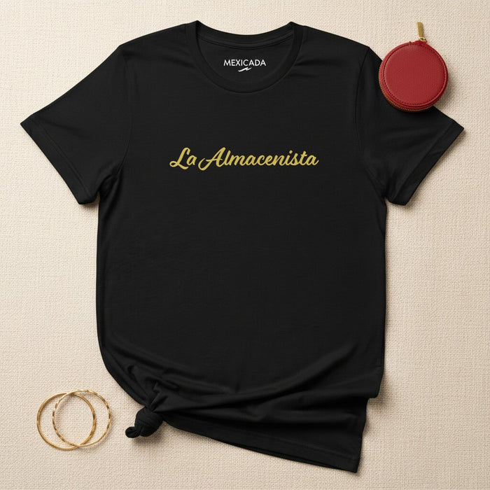 La T-shirt da uomo e donna Almacenista | Il Magazziniere, Sforzo, Grinta, Fornitore, Duro Lavoro, Ambizione | L5