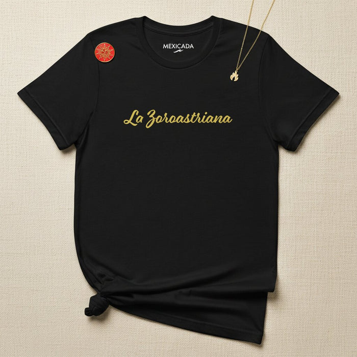 La T-Shirt Zoroastriana da Uomo e Donna | Zoroastriano, Fuoco, Spirito, Antica Persia, Fede, Luce | L5