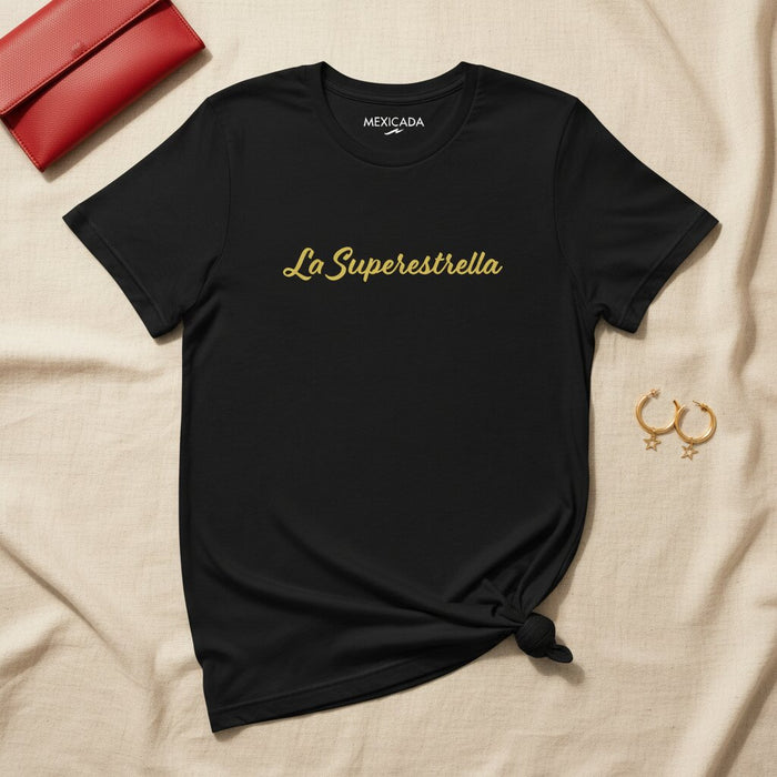 Maglietta Superestrella Uomo e Donna | Superstar, Brilla Luminosamente, Icona, Riflettori, Fiducia | L5