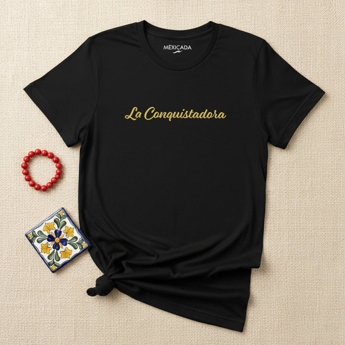 La Conquistadora T-shirt da uomo e donna | Il Conquistatore, Forza, Potenza, Spirito Guerriero, Trionfo | L5
