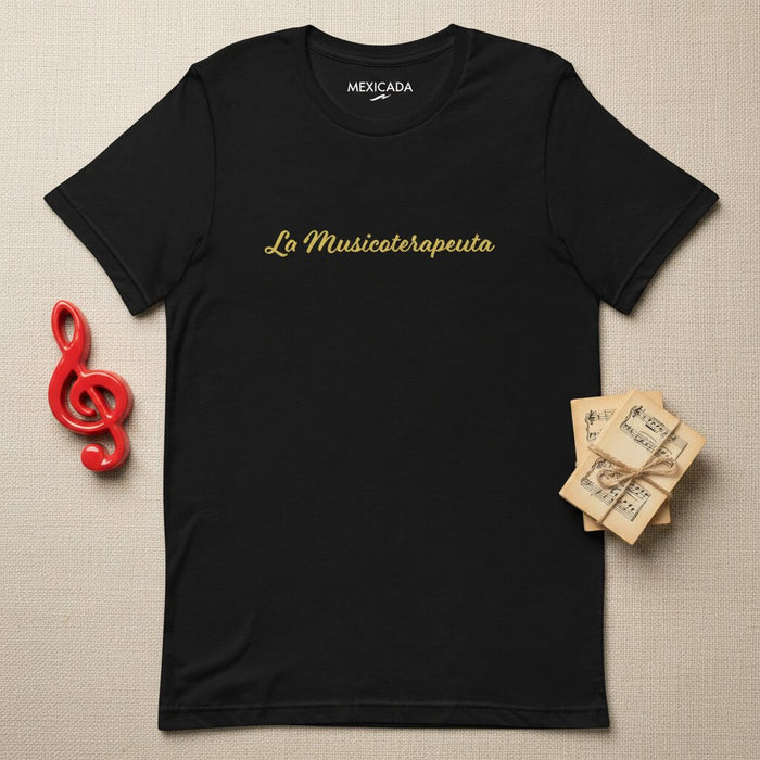 La T-Shirt Musicoterapeuta per Uomo e Donna | Musicoterapista, Guarigione, Ritmo, Benessere, Energia Sonora | L5