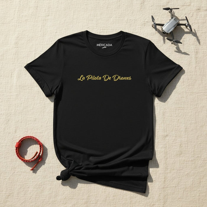 La T-Shirt per Uomo e Donna Pilota di Droni | Pilota di Droni, Volo, Maestria del Cielo, Precisione, Controllo | L5