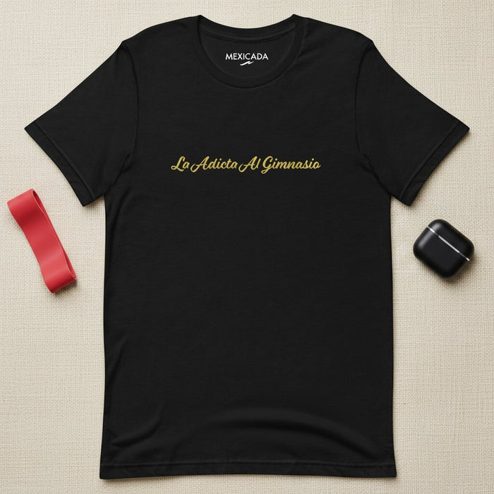 La T-Shirt Per Uomo E Donna "La Dipendente Dalla Palestra" | Amante Del Fitness, Allenamento, Forte, Disciplina | L5