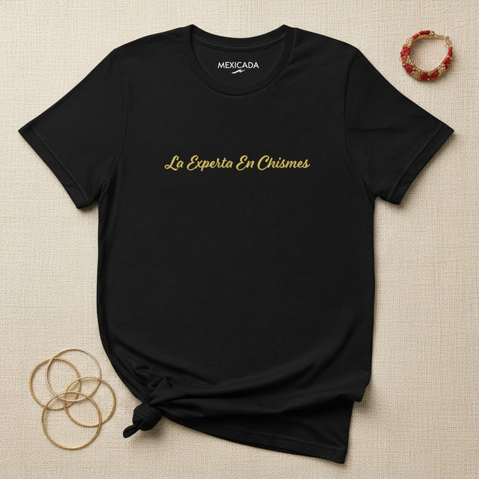 L'Esperta di Pettegolezzi T-Shirt | Regina del Gossip, Divertente, Umorismo, Amicizia, Fiducia, Energia Audace | L5