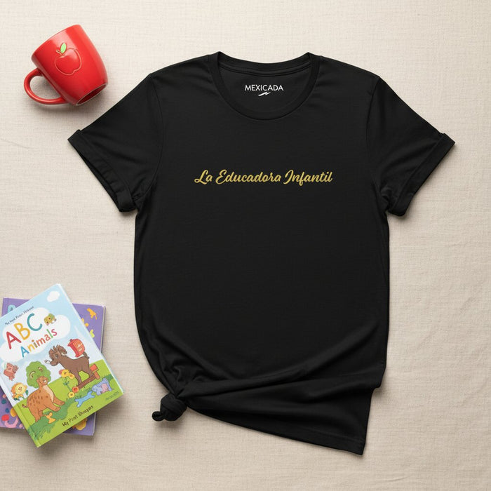 La T-Shirt dell'Educatrice della Prima Infanzia | Insegnante, Guida, Mentore, Ispirazione, Cura, Crescita | L5