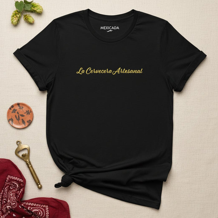La T-Shirt della Birreria Artigianale | Amante della Birra, Passione per la Produzione, Luppolo, Boccale di Birra Orgoglio | L5