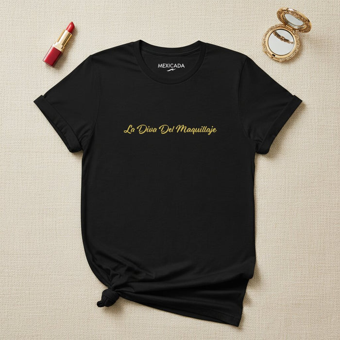 La Maglietta della Diva del Trucco | Regina del Trucco, Bellezza, Fascino, Fiducia, Potere Stellare | L5