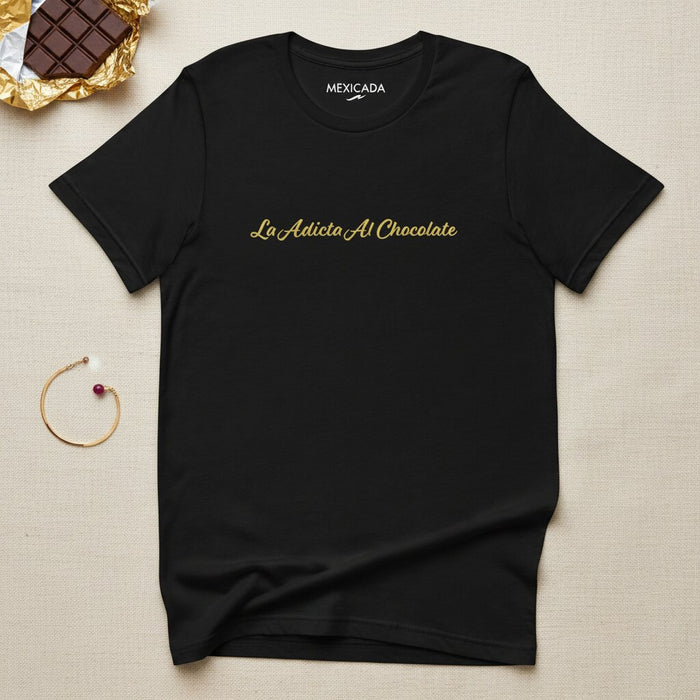 La maglietta della dipendente dal cioccolato | Amante del cioccolato, golosa, indulgenza, passione per i dolci | L5