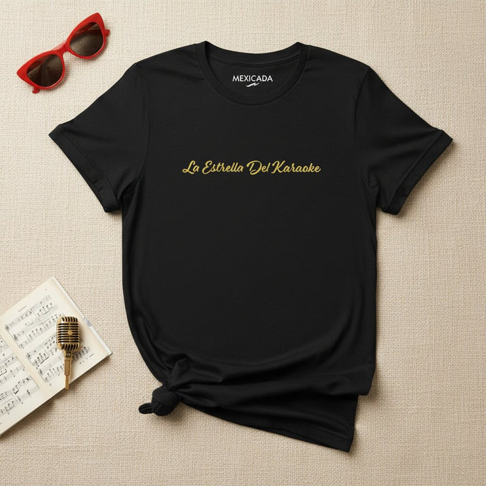 La Maglietta La Stella Del Karaoke | La Stella Del Karaoke, Musica, Canto, Passione, Riflettori, Celebrazione | L5