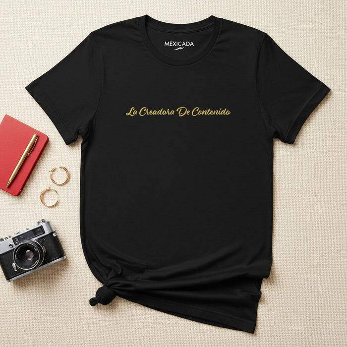 La Maglietta Da Uomo E Donna La Creatrice Di Contenuti | Creatore Di Contenuti, Visionario, Audace, Potere Latino | L5