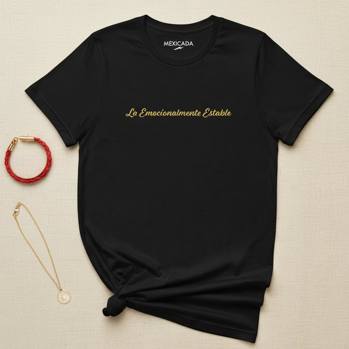 La Maglietta Uomo e Donna Emotivamente Stabile | Stabilità Emotiva, Umorismo, Salute Mentale, Fiducia | L5