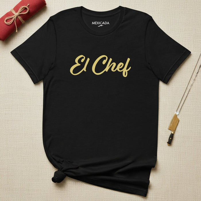 Maglietta da uomo e da donna El Chef | Chef, cucina, maestro culinario, re della cucina, boss del sapore | E5