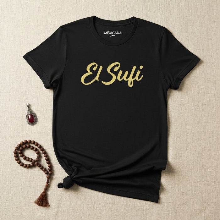 Maglietta El Sufi Uomo e Donna | Danzatore Mistico, Derviscio Rotante, Viaggio Spirituale, Pace Interiore, Flusso | E5