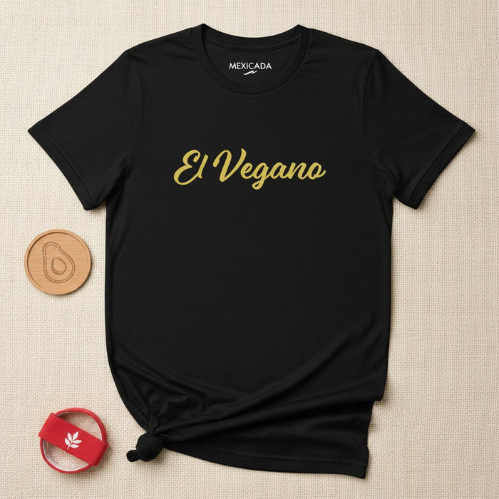 Maglietta da uomo e donna El Vegano | Vegana, a base vegetale, compassione, amante degli animali, erbivoro | E5