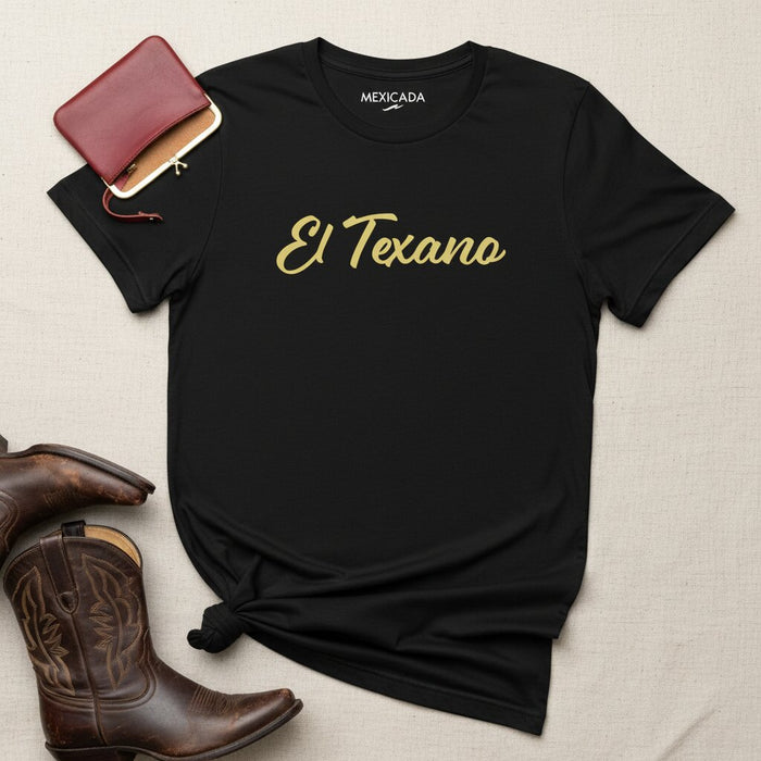 Maglietta per Uomo e Donna El Texano | Il Texano, Cowboy, Rodeo, Grinta, Spirito Western, Orgoglio Lone Star | E5
