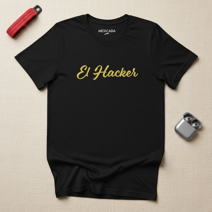 Maglietta per Uomo e Donna El Hacker | Hacker, Coder, Ribelle Digitale, Genio Cyber, Underground Tecnologico | E5