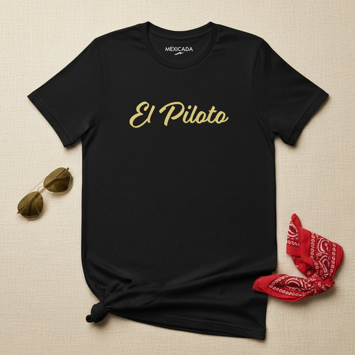 La T-Shirt del Pilota | Avventura, Libertà, Volo, Campione del Cielo | E5
