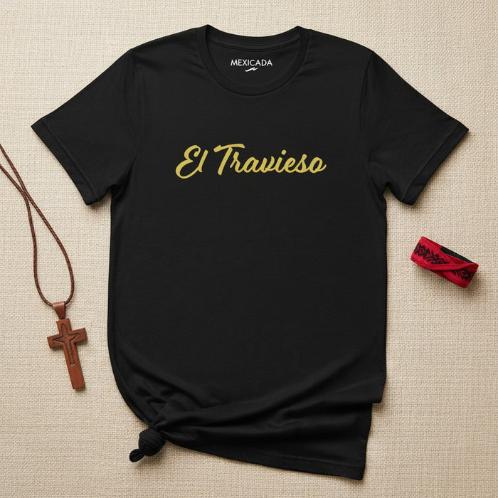 La maglietta unisex El Travieso | Il Monello, Audace, Giocoso, Ribelle, Atteggiamento | E5