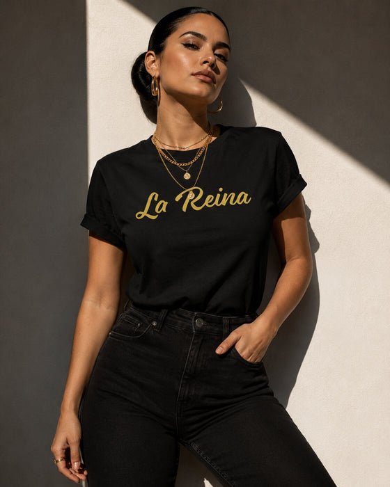 T-shirt La Reina | La Reine, Puissance, Élégance, Confiance, Royauté, Couronne | L5