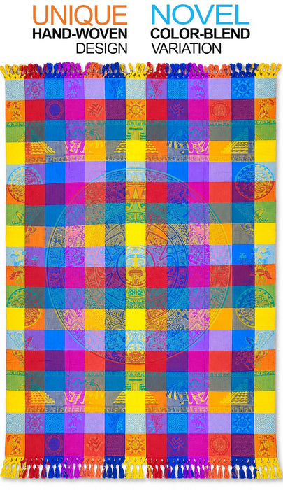 Nappe artisanale mexicaine authentique 59" x 84" 