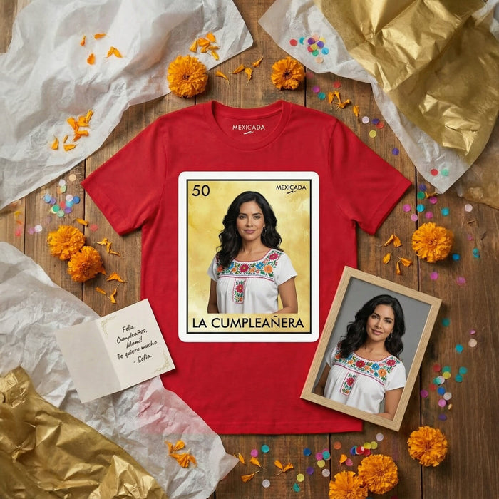 Limited Edition Custom Personalized Loteria Bingo Card Shirt | Pick the Design and Text