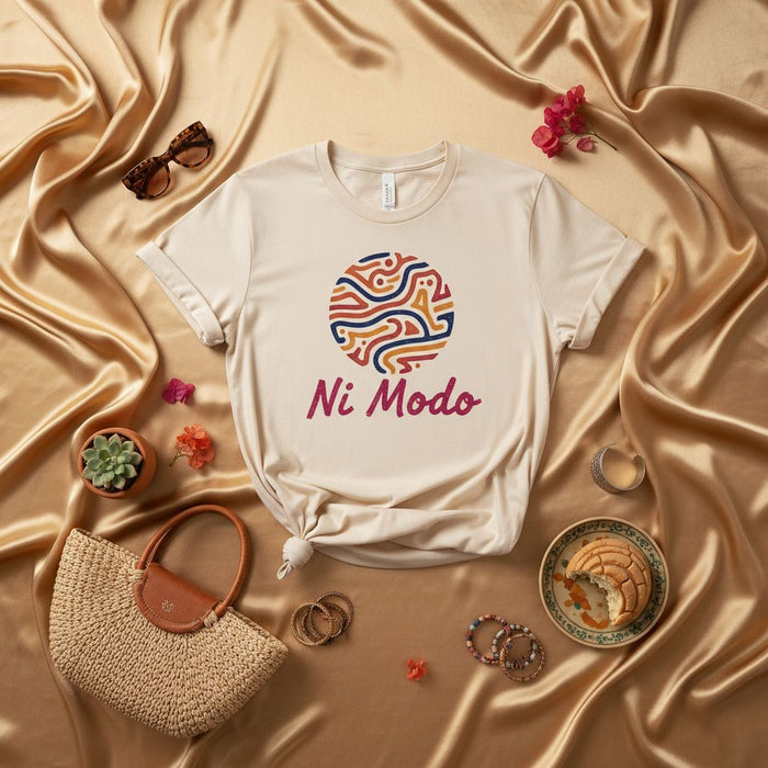 Ni Modo T-Shirt, Mexican Proverb Tee, Casual Unisex Graphic Shirt, Spanish Phrase Saying, Beige Crew Neck