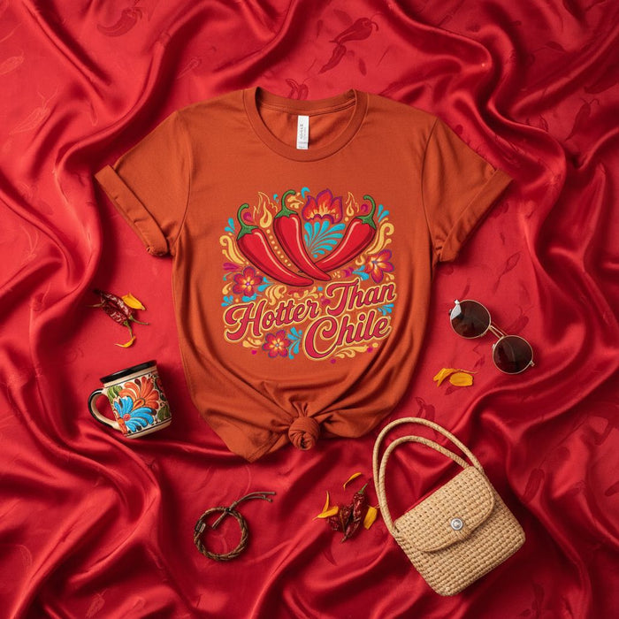 Camicia Più Piccante del Peperoncino, Maglietta Fiesta Peperoncino Rosso, T-Shirt Cibo Messicano Piccante, Top Unisex Festival Cinco de Mayo, Regalo Abbigliamento Estivo Divertente