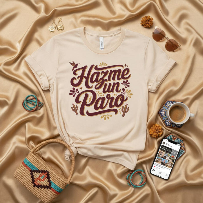 Maglietta Hazme Un Paro, T-shirt Slang Spagnolo, Maglia Grafica Ispanica Divertente, Regalo Umoristico Latino Unisex, Abbigliamento Cultura Messicana, Maglietta con Frase Latinx