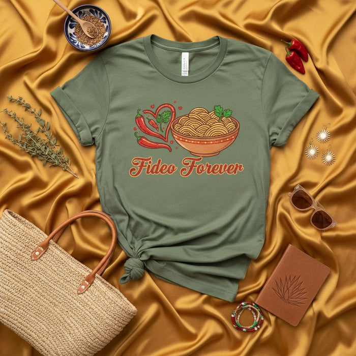 Unisex T-Shirt Nudelsuppe Chili Herz Motiv Witziges Geschenk für Food-Liebhaber Spanisches Essen Kochen