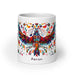 Aaron Exclusive Name Art Piece Home Office Work Coffee Mug Mexican Spanish Pride Gift Cup One - Of - A - Kind Calligraphy White Glossy Mug | A14 - Mexicada