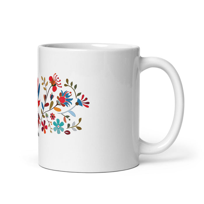 Abelardo Exclusive Name Art Piece Home Office Work Coffee Mug Mexican Spanish Pride Gift Cup One - Of - A - Kind Calligraphy White Glossy Mug | A15 - Mexicada