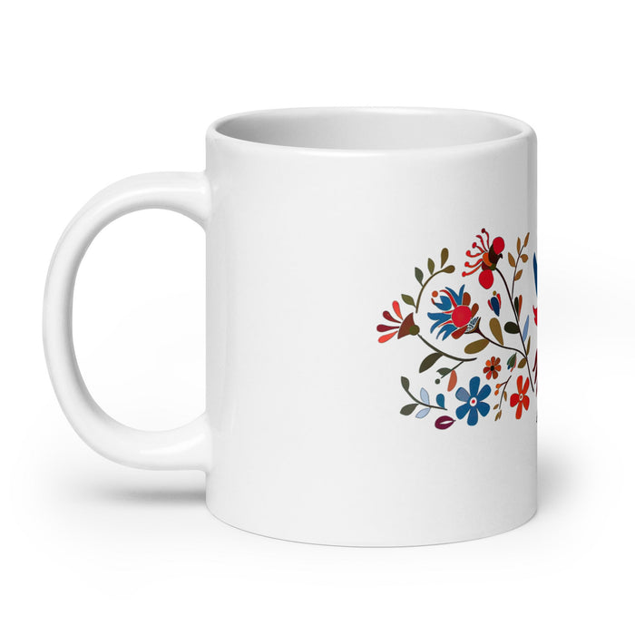 Abelardo Exclusive Name Art Piece Home Office Work Coffee Mug Mexican Spanish Pride Gift Cup One - Of - A - Kind Calligraphy White Glossy Mug | A15 - Mexicada