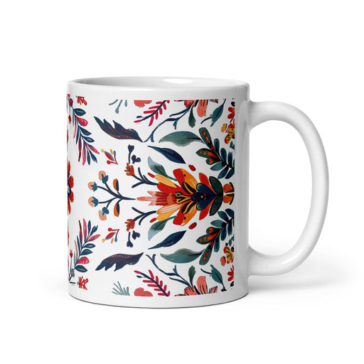 Abelardo Exclusive Name Art Piece Home Office Work Coffee Mug Mexican Spanish Pride Gift Cup One-Of-A-Kind Calligraphy White Glossy Mug | A2 Mexicada 11 oz