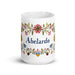 Abelardo Exclusive Name Art Piece Home Office Work Coffee Mug Mexican Spanish Pride Gift Cup One - Of - A - Kind Calligraphy White Glossy Mug | A20 - Mexicada