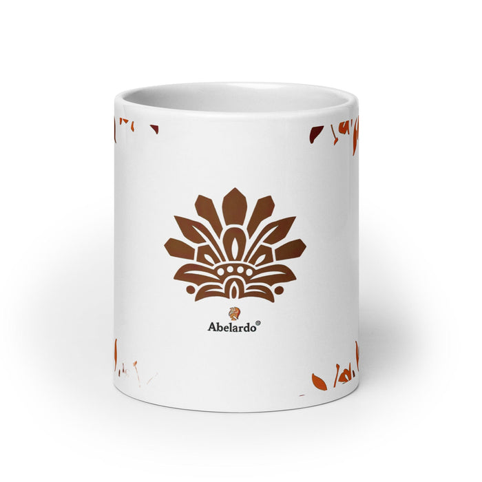 Abelardo Exclusive Name Art Piece Home Office Work Coffee Mug Mexican Spanish Pride Gift Cup One-Of-A-Kind Calligraphy White Glossy Mug | A22 Mexicada