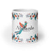 Abelardo Exclusive Name Art Piece Home Office Work Coffee Mug Mexican Spanish Pride Gift Cup One - Of - A - Kind Calligraphy White Glossy Mug | A4 - Mexicada