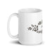 Abraham Exclusive Name Art Piece Home Office Work Coffee Mug Mexican Spanish Pride Gift Cup One - Of - A - Kind Calligraphy White Glossy Mug | A2 - Mexicada