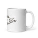 Abraham Exclusive Name Art Piece Home Office Work Coffee Mug Mexican Spanish Pride Gift Cup One - Of - A - Kind Calligraphy White Glossy Mug | A2 - Mexicada