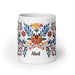 Abril Exclusive Name Art Piece Home Office Work Coffee Mug Mexican Spanish Pride Gift Cup One - Of - A - Kind Calligraphy White Glossy Mug | A23 - Mexicada