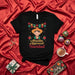 Abuelita Approved Navidad T-Shirt: Festive Mexican Holiday Tee with Sombrero, Papel Picado, Poinsettias & Cocoa, Cute Family Christmas Gift, Unisex Black Shirt Mexicada